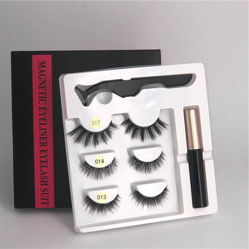 3 Pairs of Five Magnet Eyelashes - 201222921 13-14-17 / United States Find Epic Store