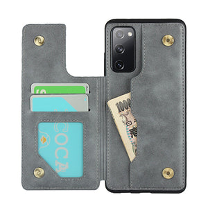 Flip Leather Case for Samsung Galaxy S20 FE A20 A30 A81 Note 10 Plus Note 20 Ultra Note 10 lite Wallet Cover Cases - 380230 For S20 FE / Gray / United States Find Epic Store