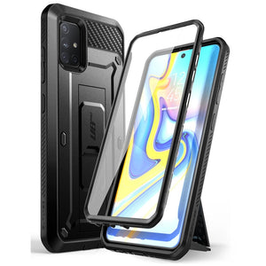 For Samsung Galaxy A71 5G Case (Not for A71 5G UW Verizon) UB Pro Full-Body Rugged Cover with Built-in Screen Protector - 380230 PC + TPU / Black / United States Find Epic Store
