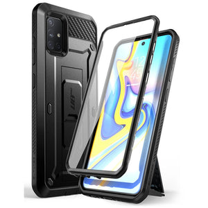 For Samsung Galaxy A51 5G Case (Not for A51 4G Version) UB Pro Full-Body Rugged Cover with Built-in Screen Protector - 380230 PC + TPU / Black / United States Find Epic Store