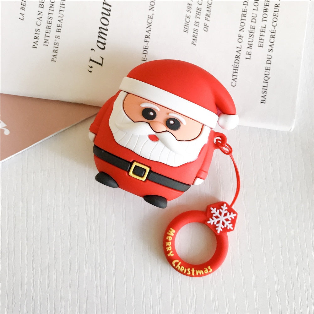 Silicone Cute Cartoon for AirPods Accessories AirPods Case Unique Designed for Kids Girls Boys(Santa Claus)for airpods Case - 200001619 Find Epic Store