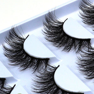 High quality 3D lashes 5 pairs 20mm artificial mink eyelashes, dramatic curly hair false eyelash extension cosmetics - 200001197 Find Epic Store