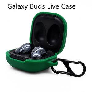 Case for Samsung Buds live/Pro Cover Shell Accessories Earphone Protector Anti-drop Shockproof Soft Silicone for Samsung Galaxy - 200001619 United States / green live Find Epic Store