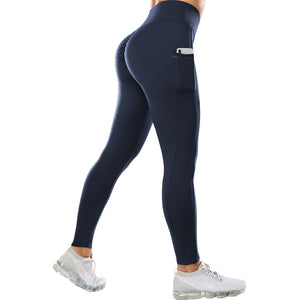Workout Leggings for Women Seamless Leggings Sports Pants Butt Lift Tummy Control Compression Legging Fitness Running Leggings - 200000865 Navy blue / S / United States Find Epic Store