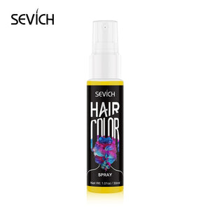 Sevich 8 Color Temporary Hair Dye Spray Unisex One-time Instant Hair Dry Color Liquid DIY Fashion Beauty Makeup 30ml - 200001173 United States / Blonde Find Epic Store