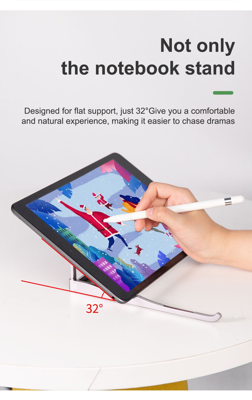 Metal Tablet Stand for MacBook Pro Notebook Foldable Aluminum Alloy Holder Stand For iPad Laptop Tablet Stand Portable Holder - 200001378 Find Epic Store