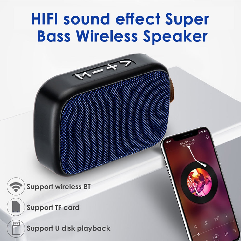 Multifunction Bluetooth Speaker Portable Wireless Subwoofer Stereo Music Surround Outdoor Loudspeaker Support TF Card U Disk FM - 518 Find Epic Store