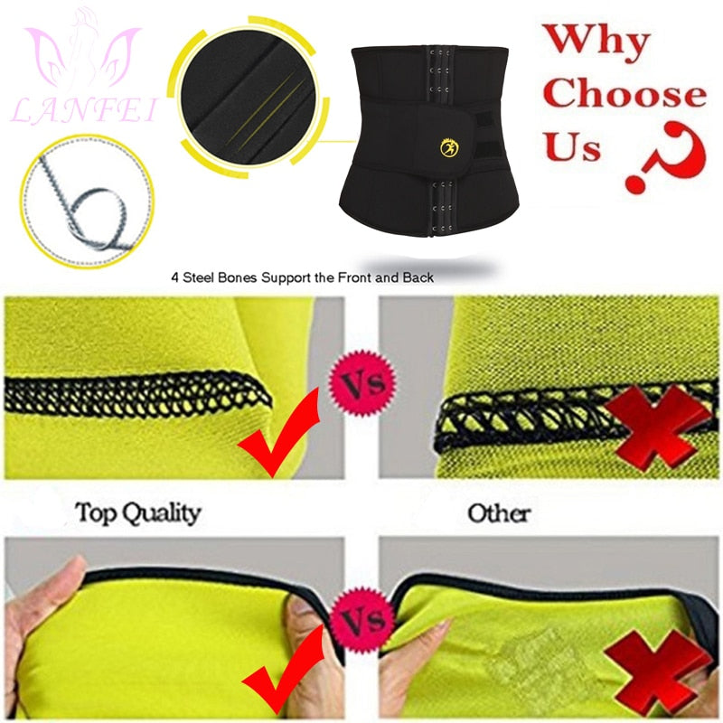 Waist Trainer Neoprene Men Body Shaper Tummy Control Belt Sauna Slimming Strap Fitness Sweat Shapewear for Fat Burner - 0 Find Epic Store