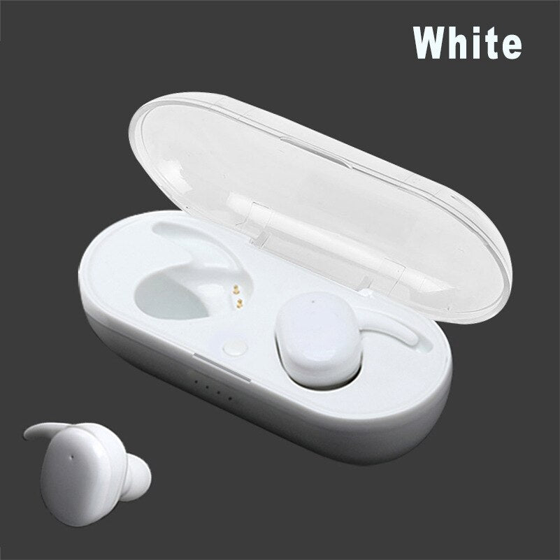 ZK50 Y30 TWS4 Bluetooth Earphones 5.0 Fingerprint Touch HD Stereo Wireless Earpiece Noise Cancelling Gaming Headset - 63705 White / United States Find Epic Store