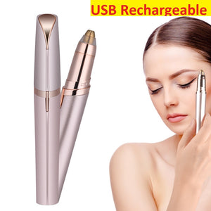 Electric eyebrow Epilator Mini Eyebrow Shaver Razor Instant Painless hair remover Portable Epilator Shaving Eyebrow Trimmer - 200192143 USB Rechargeable / United States Find Epic Store
