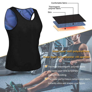 Men Women Neoprene Sweat Sauna Shapewear Waist Shaper Corset Tank Top Body Shapers Vest Waist Trainer Slimming Vest - 200001873 Find Epic Store