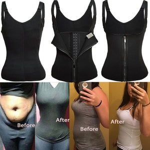 Women Neoprene Shaperwear Waist Traine Push Up Vest Tummy Belly Girdle Body Shaper Waist Cincher Corset Faja Slimming Belt - 0 Find Epic Store