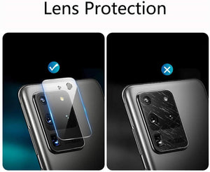 4 PCS for Samsung Galaxy S21 S20 Ultra/S20 Plus Camera Lens Protector, Flexible Tempered Glass 9H Hardness Anti-Scratch Ultra HD - 200002107 Find Epic Store