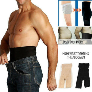 Mens Underwear Compression Pants Waist Trainer Belly Control Slimming Shapewear Seamless Boxer Briefs High Waist BoxerShorts - 0 Find Epic Store
