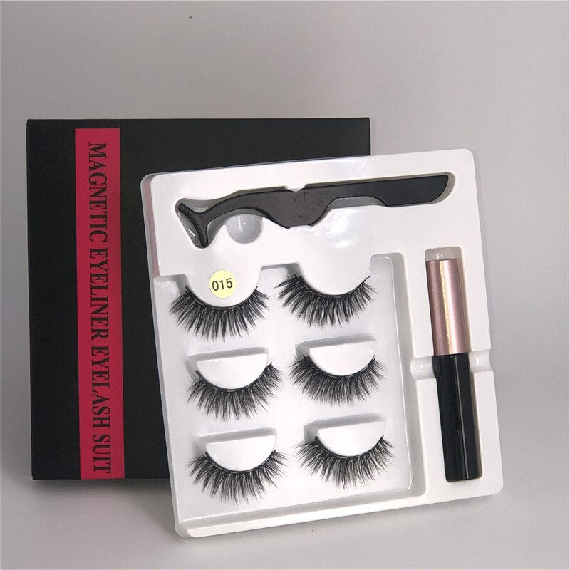 3 Pairs of Five Magnet Eyelashes - 201222921 015 / United States Find Epic Store