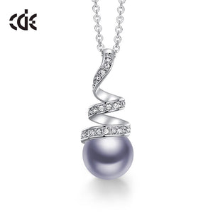 Fashion Pearl Pendant Necklace - 200000162 Lavender / United States / 40cm Find Epic Store