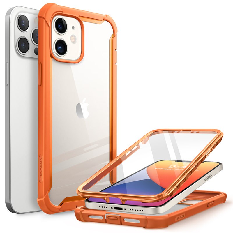 Case for iPhone 12 Case/12 Pro Case 6.1 inch (2020) I-BLASON Ares Full-Body Rugged Clear Bumper Cover with Built-in Screen Protector - 0 Find Epic Store