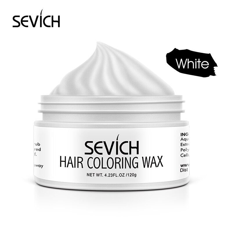Sevich Hair Color Wax Hair Dye Permanent Hair Colors Cream Unisex Strong Hold Hairstyles - 200001173 United States / White Find Epic Store