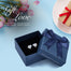 High Quality Stud Angel Wings Heart Earrings - 200000171 Blue in box / United States Find Epic Store