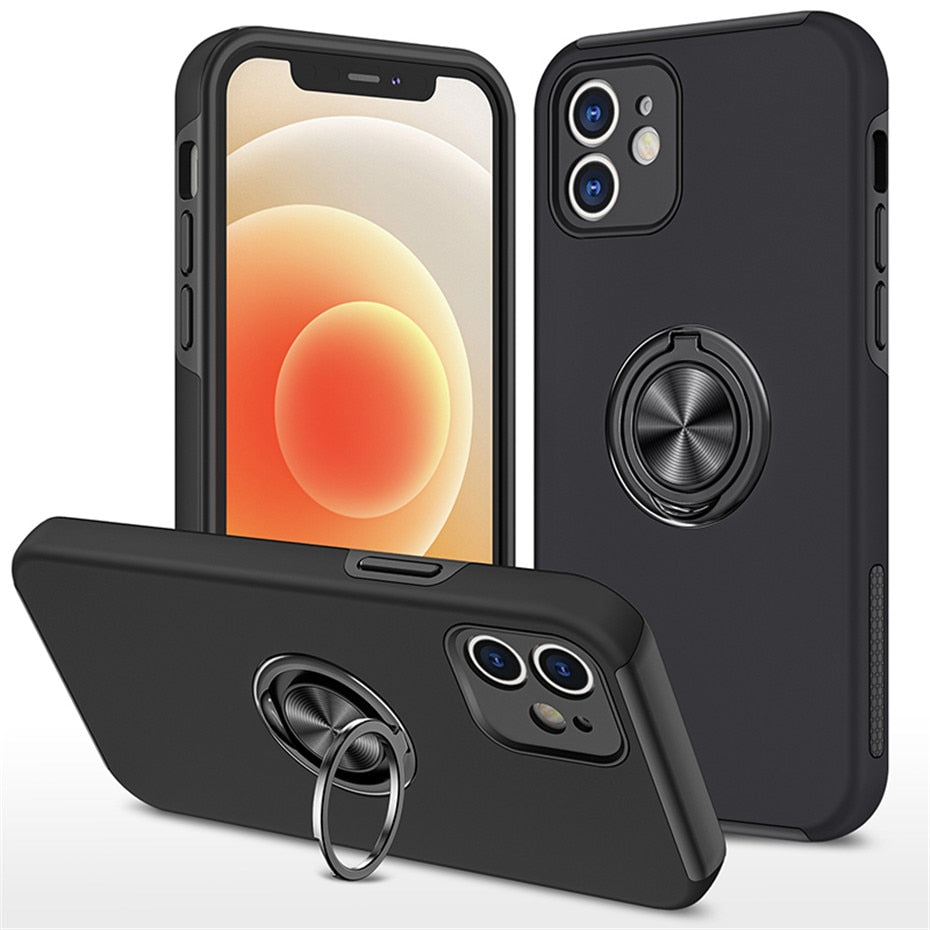 Black Color Case - Shockproof Back Cover Phone Case For iPhone iPhone 6/6s/6 Plus/7/7 Plus/8/8 Plus/X/XR/XS/XS Max/SE(2020)/11/11 Pro/11 Pro Max/12/12 Pro/12 Mini/12 Pro Max - 380230 For iPhone 6 / Black / United States Find Epic Store