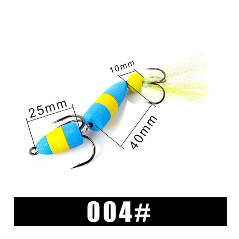 ZK30 1pc Fishing Lure Soft Lures Foam Bait Swimbait Wobbler Bass Pike Lure Insect Artificial Baits Pesca - 100005544 004 / United States Find Epic Store