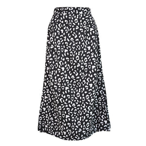Leopard Print Chiffon Skirt - 349 BS0230-2 / S / United States Find Epic Store
