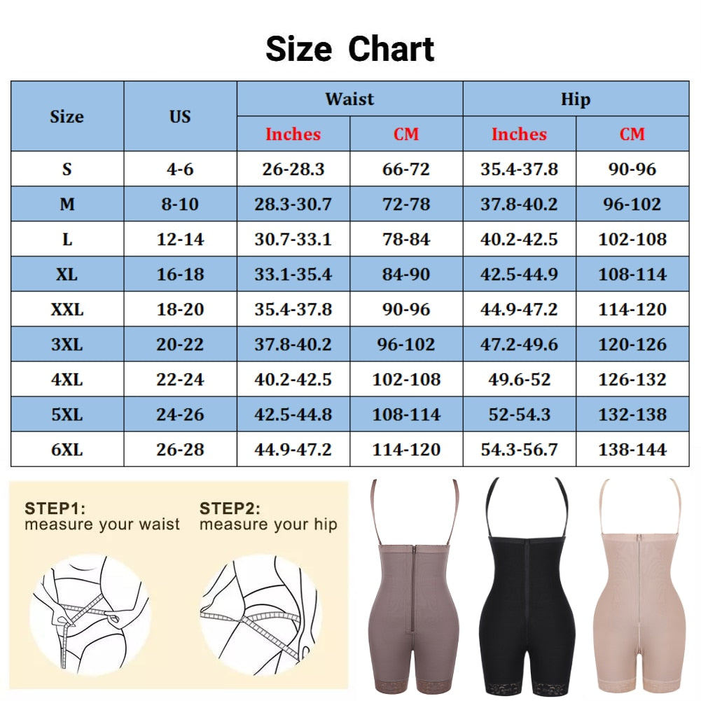Butt Lifter Body Shapewear Tummy Control Panties Women Binders Shapers Waist Trainer Corset Slimming Belt Underwear Faja - 31205 Find Epic Store