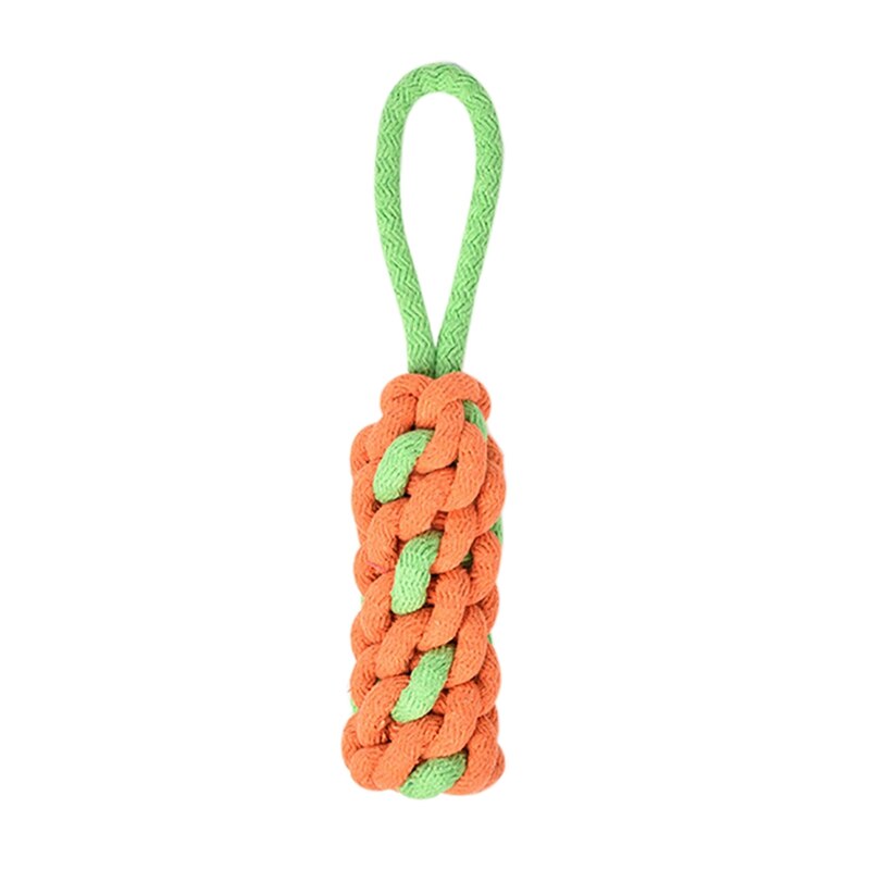 Pet Molar Toy Teeth Bite-Resistant Cotton Rope Toys For Dog Pet Interactive Tug Toy With Handle Training Supplies Jouet Chien - 200003723 A / United States Find Epic Store