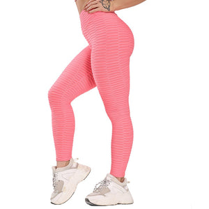 Quick Dry High Waist Push Up Yoga Pants - 200000614 Pink / S / United States Find Epic Store