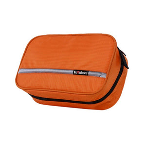 24*15*10cm Makeup Cosmetics Bag Premium Travel Hanging Toiletry Bag Waterproof Shaving Tools Detachable TSA Friendly Clear - 66010313 Orange / United States Find Epic Store