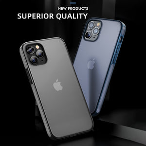 Translucent Pure Case For iPhone 12 ProMax 12 Mini Case Shockproof High Quality PC Back Soft Edge Matte Ultra Thin Phone Cover - 380230 Find Epic Store