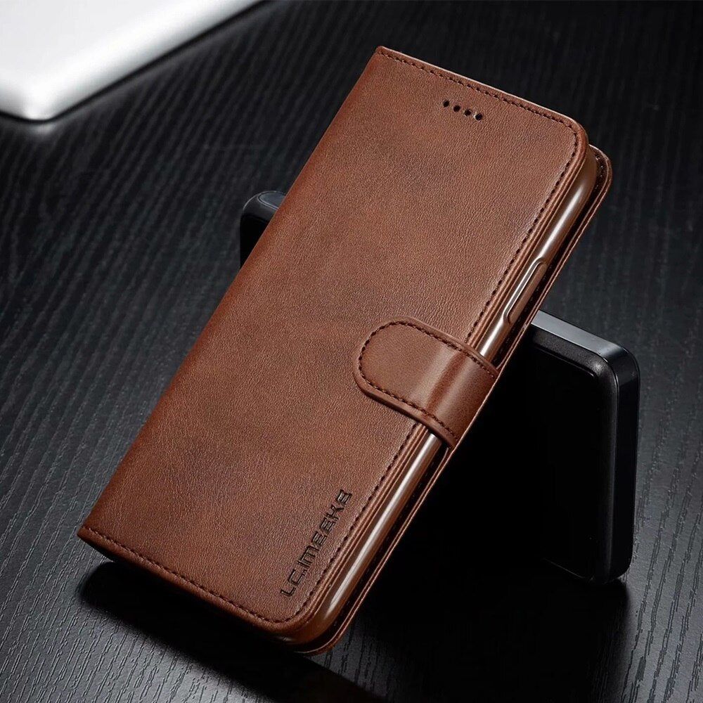 Brown Color Case - Magnetic Flip Wallet Case Luxury PU Leather Cover With Card Slots For iPhone 12 11 Pro Xs Max XR X 8 7 6s Plus 5S SE Case Coque - 380230 For iPhone 5 5s SE / Brown / United States Find Epic Store