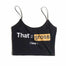 Letter Print Sling Crop Tank Top - Find Epic Store