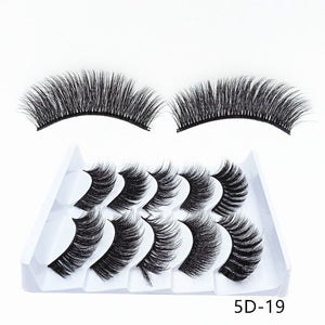 8 pairs of handmade mink eyelashes 5D eyelashes extensions - 200001197 0.07mm / 5D-19 / United States Find Epic Store