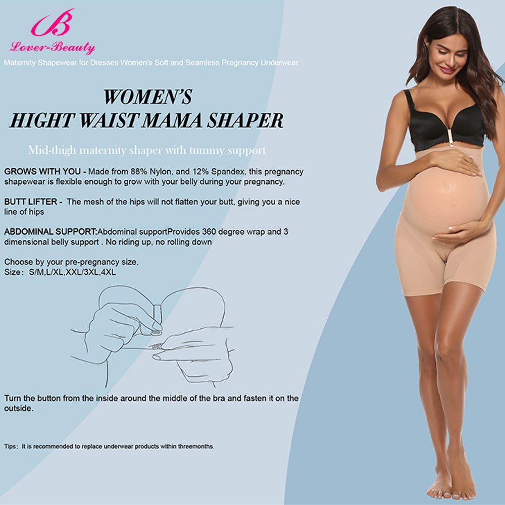 High Waist Pregnant Tummy Shaper Plus Size Maternity Belly Support Slimming Panties Women Tummy Control Shapewear - 31205 Find Epic Store