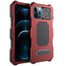 Rugged Armor Slide Camera Lens Phone Case for iPhone 12 Pro Max Metal Aluminum Military Grade Bumpers Armor Kickstand Cover - for iPhone 12 / Red Phone Cases / United States Find Epic Store