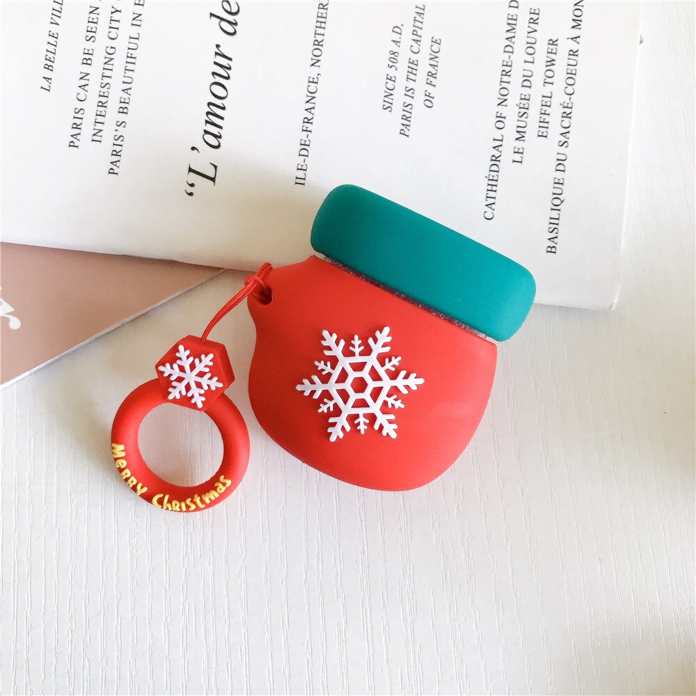 Silicone Cute Cartoon for AirPods Accessories AirPods Case Unique Designed for Kids Girls Boys(Santa Claus)for airpods Case - 200001619 United States / Christmas gloves Find Epic Store