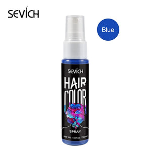 Sevich 30ml Temporary Hair Dye Spray DIY Hair Color Liquid Washable 5 colors One Time Hair Color Spray Instant color - 200001173 United States / Blue Find Epic Store