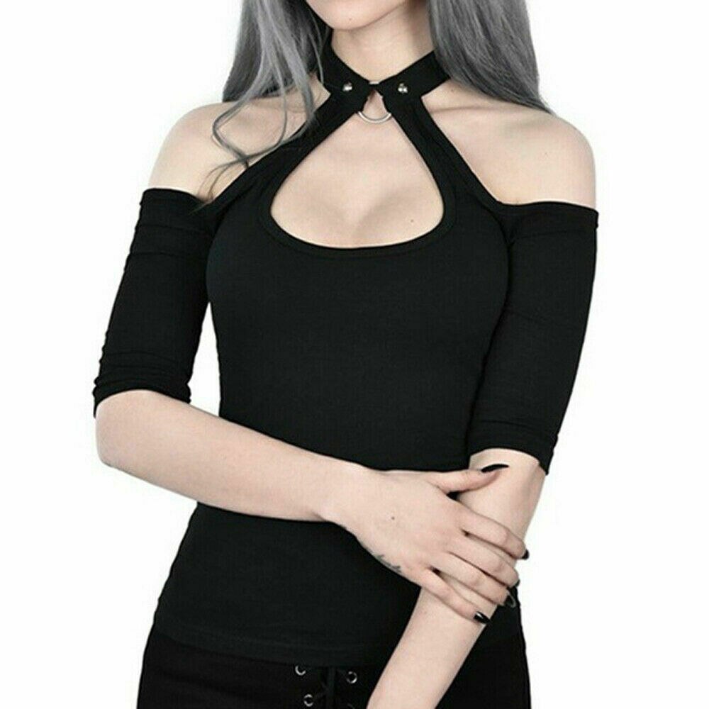 Sexy Gothic Crop Top - 200000790 Find Epic Store