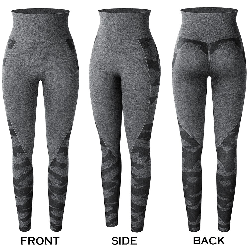 Gym Leggings Women Sports Yoga Pants High Waist Workout Gym Sport Leggings Fitness Legging Seamless Running Tights - 200000614 Style 3-Black / S / United States Find Epic Store