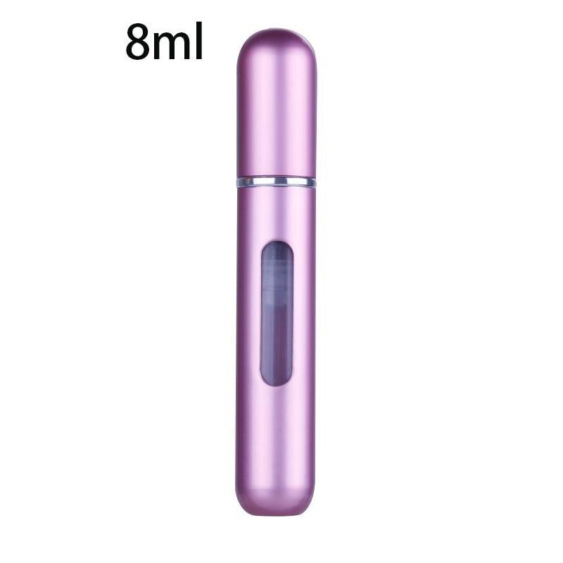 Portable Mini Refillable Perfume Bottle With Spray Scent Pump - 8 ml matte pink Find Epic Store