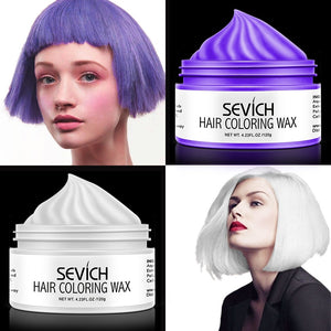9 Color Temporary Hair Color Wax Unisex One-time Hair Color Gel Molding Paste Dye cream Hair Coloring Styling DIY Mud - 200001173 Find Epic Store
