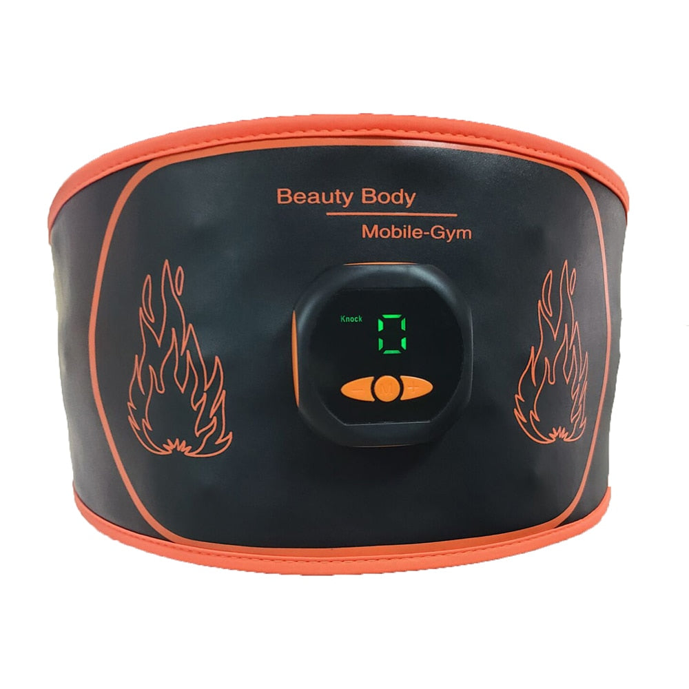 EMS Waist Massage Belt Fitness Slimming Equipment Electrical Belly Muscle Stimulator Abdominal Vibration Trainer Waist Massager - 201230604 Find Epic Store
