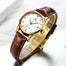 OLEVS Brown Leather Automatic Watch - 200363143 Find Epic Store