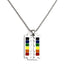 Rainbow Safety Razor Blade Pendant Necklace Rainbow Creativity Hip Hop Lgbt Lesbian Gay Pride Necklaces Jewelry - 200000162 NL13855SV3 / United States Find Epic Store