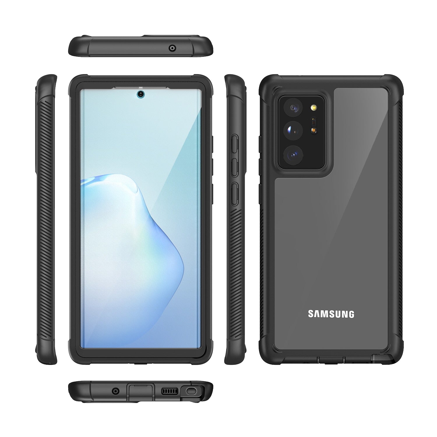 360 Full-Body Rugged Back Case for Samsung Galaxy Note 20 Ultra Shockproof Case Cover with Screen Protector Film - 380230 Find Epic Store