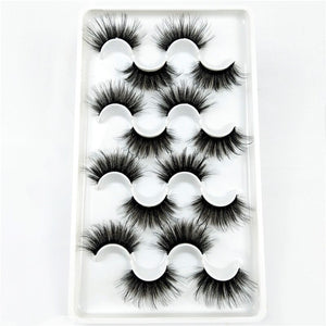 8 pairs of 25mm eyelashes cruelty-free artificial 3D mink eyelashes, soft and natural false eyelashes wholesale manufacturer - 200001197 8D003 / United States Find Epic Store