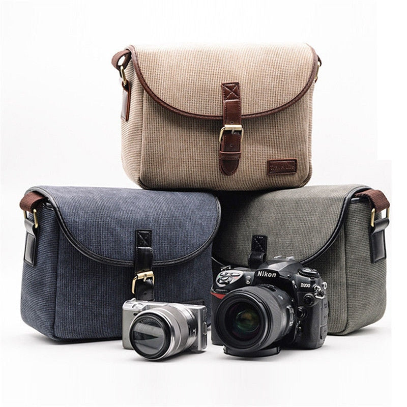 ZK50 Camera Bag For Canon Nikon SLR Single Shoulder Camera Bag Diagonal Micro Single for Sony Camera Bag 750D 6D - 380210 Find Epic Store