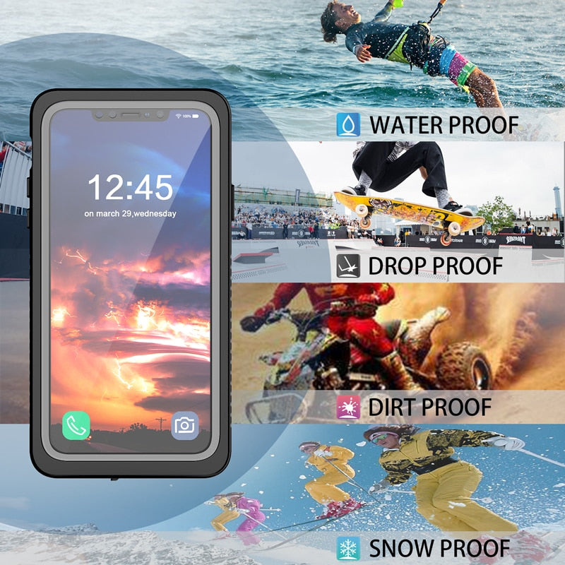 2M IP68 Waterproof Case for iPhone 11 Pro Max XR X XS MAX SE Shockproof Outdoor Diving Case Cover For iPhone 7 8 6 6S Plus 5 5S - 380230 Find Epic Store
