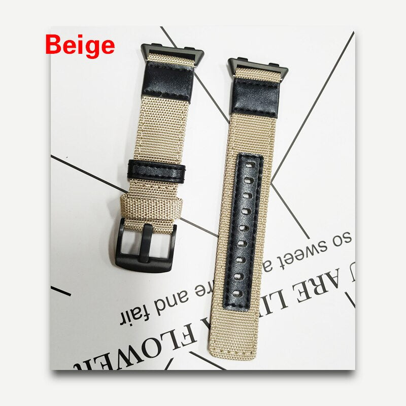 Nylon Fabric Wrist Strap For OPPO Watch 41mm 46mm Nylon Bracelet Band Breathable Strap Wristband For OPPO Watch 46mm 41mm - 200000127 United States / Beige / 41mm Find Epic Store